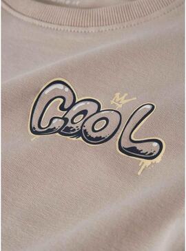 Maglietta Name It Digro cammello per ragazzo