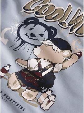 Maglietta Name It Digro blu per bambino