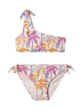 Bikini Pepe Jeans Tropical con palme multicolor per ragazza