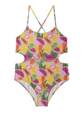 Costume da bagno Pepe Jeans Maxi Fruit multicolore per ragazza