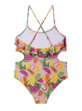 Costume da bagno Pepe Jeans Maxi Fruit multicolore per ragazza