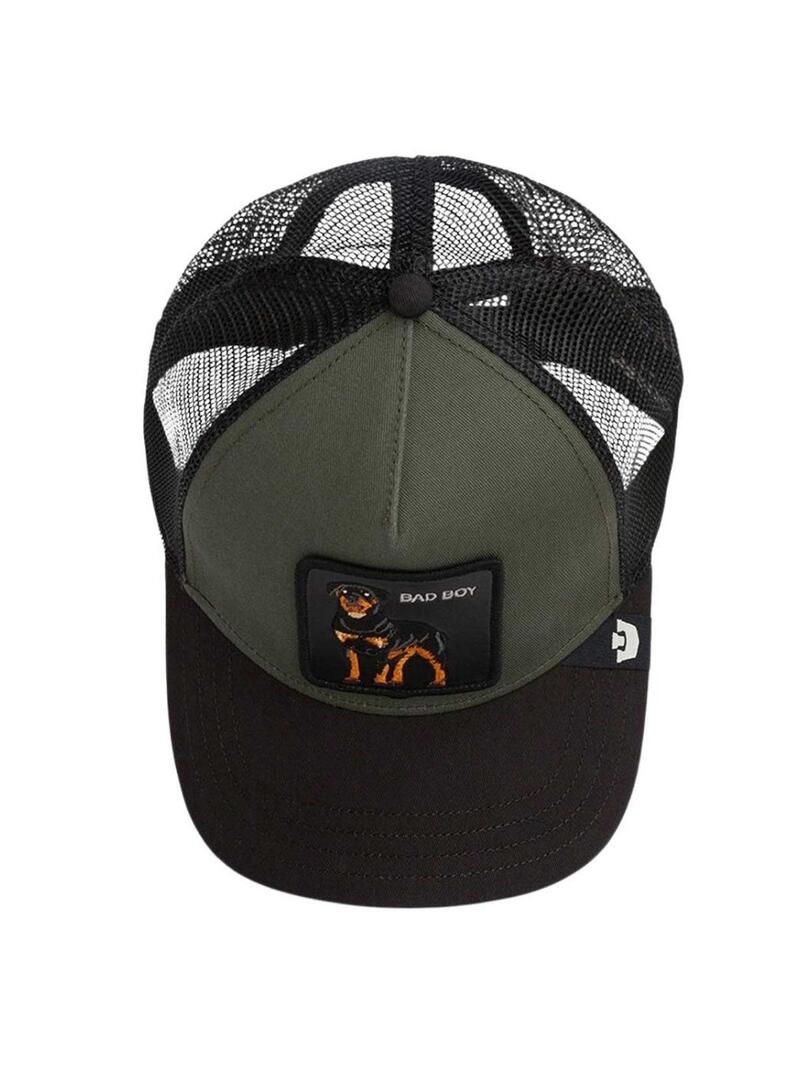 Cappello Goorin Bros Bad boy verde e nero per uomo