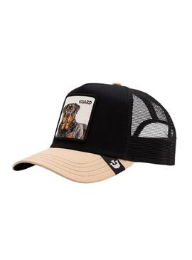 Cappello Goorin Bros The Guard Dog nero e beige per uomo