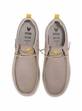 Scarpe da passeggio Walkin Pitas Kell beige per uomo
