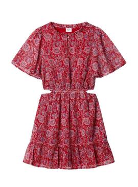 Abito Pepe Jeans Iliana rosso per bambina
