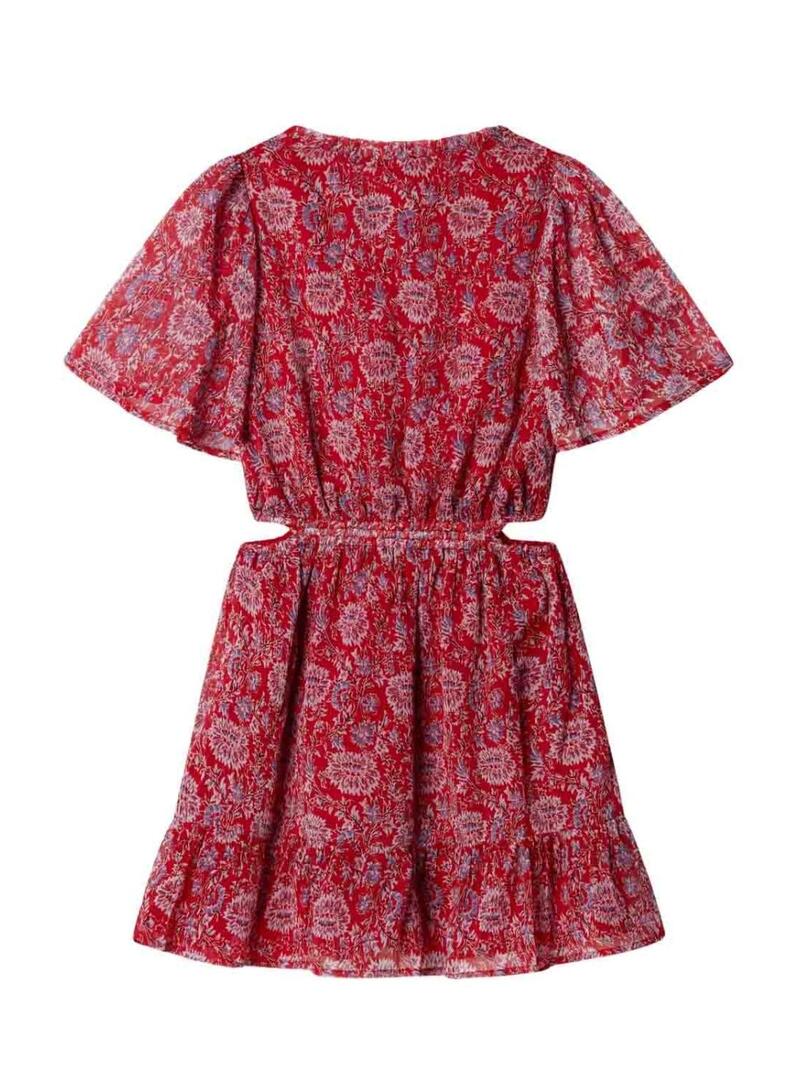 Abito Pepe Jeans Iliana rosso per bambina