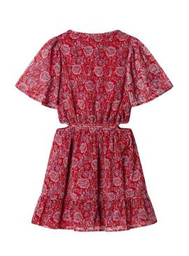 Abito Pepe Jeans Iliana rosso per bambina