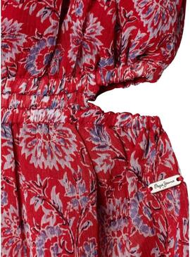 Abito Pepe Jeans Iliana rosso per bambina