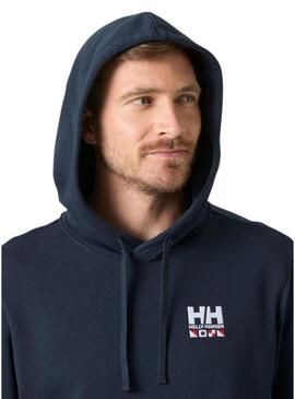 Felpa Helly Hansen Shoreline blu marino per uomo