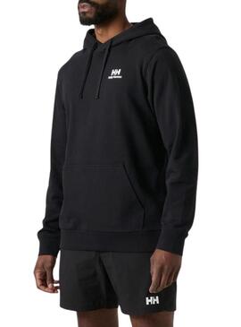 Felpa Helly Hansen Core nera per uomo.