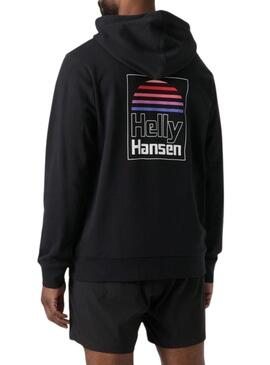 Felpa Helly Hansen Core nera per uomo.