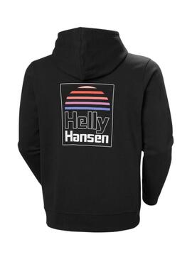Felpa Helly Hansen Core nera per uomo.