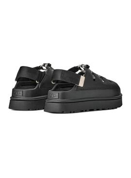 Sandali UGG GoldenGlow Toggle neri da donna.