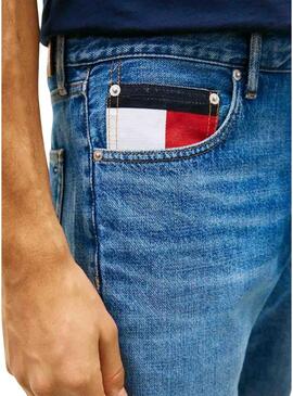 Bermuda Tommy Jeans Otis blu per uomo