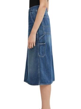 Gonna Carhartt Double Knee nera per donna