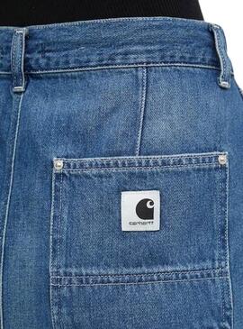 Gonna Carhartt Double Knee nera per donna