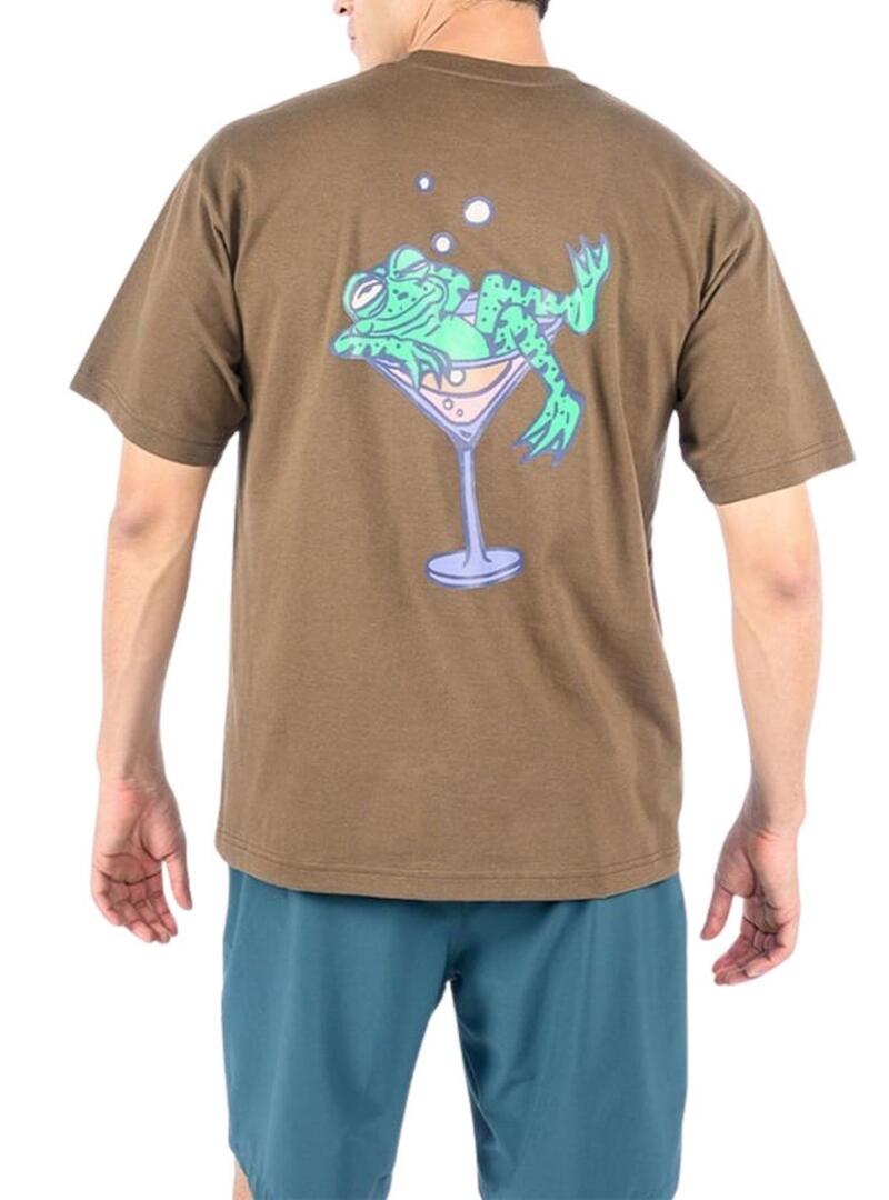 Maglietta Vans Bar Hopper marrone per uomo