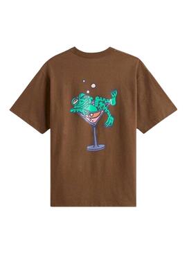 Maglietta Vans Bar Hopper marrone per uomo