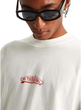 Maglietta Vans Buckled bianca per uomo