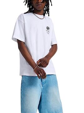 Maglietta Vans Stacked bianca per uomo