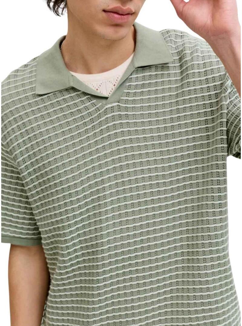 Maglia Jack and Jones Nantucket verde per uomo