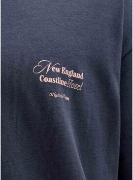 Maglietta Jack and Jones Montauk blu scuro per uomo