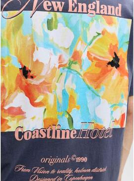 Maglietta Jack and Jones Montauk blu scuro per uomo