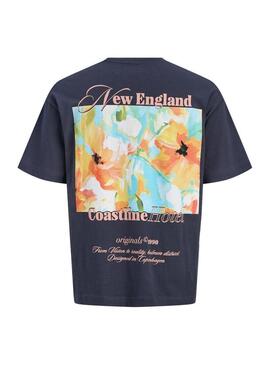 Maglietta Jack and Jones Montauk blu scuro per uomo