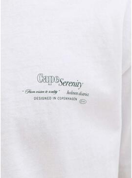 Maglietta Jack and Jones Montauk bianca per uomo