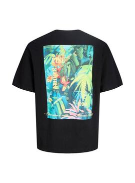 Maglietta Jack and Jones Montauk nera per uomo