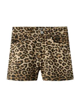 Pantaloncini Name It Rosees leopardati per bambina