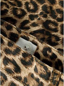 Pantaloncini Name It Rosees leopardati per bambina