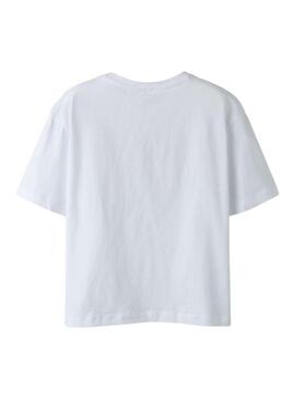 Maglietta Name It Fahiraz bianca per bambina.