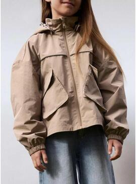 Giacca Name It Mika color cammello per ragazza