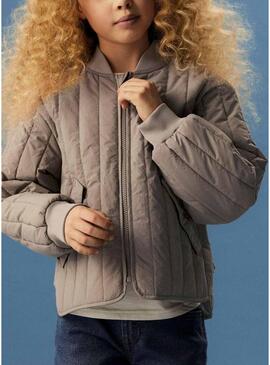 Giacca Name It Melody marrone per bambina