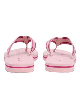 Infradito rosa Tommy Hilfiger Webbing per donna