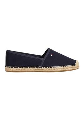 Espadrillas Tommy Hilfiger Flag Canvas blu marino per donna