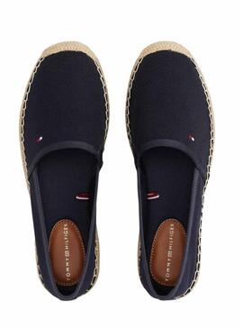 Espadrillas Tommy Hilfiger Flag Canvas blu marino per donna