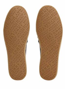 Espadrillas Tommy Hilfiger Flag Canvas blu marino per donna