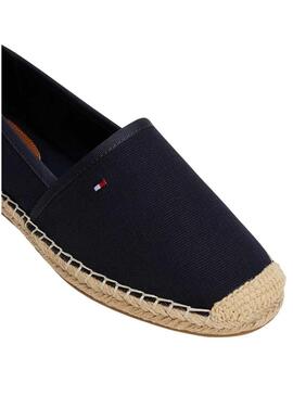 Espadrillas Tommy Hilfiger Flag Canvas blu marino per donna