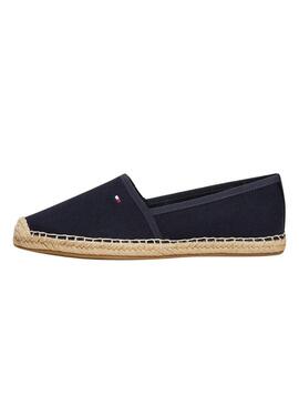 Espadrillas Tommy Hilfiger Flag Canvas blu marino per donna