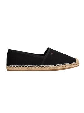 Espadrillas Tommy Hilfiger Flag Canvas nere per donna