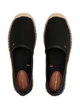 Espadrillas Tommy Hilfiger Flag Canvas nere per donna