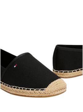 Espadrillas Tommy Hilfiger Flag Canvas nere per donna