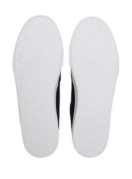 Sneakers Tommy Hilfiger Vulc Core in tela blu navy per uomo