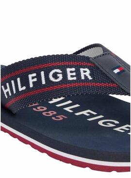 Ciabatte Tommy Hilfiger Sporty blu marino per uomo