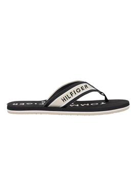 Ciabatte Tommy Hilfiger Sporty nere da uomo