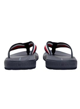 Ciabatte Tommy Hilfiger Molded blu scuro per uomo.