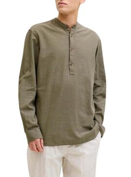 Camicia Jack and Jones Summer verde per uomo