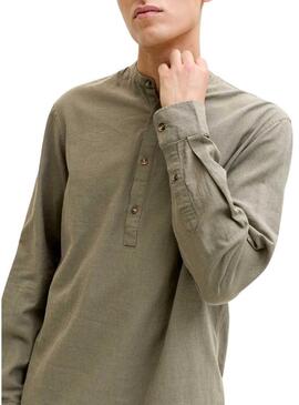 Camicia Jack and Jones Summer verde per uomo